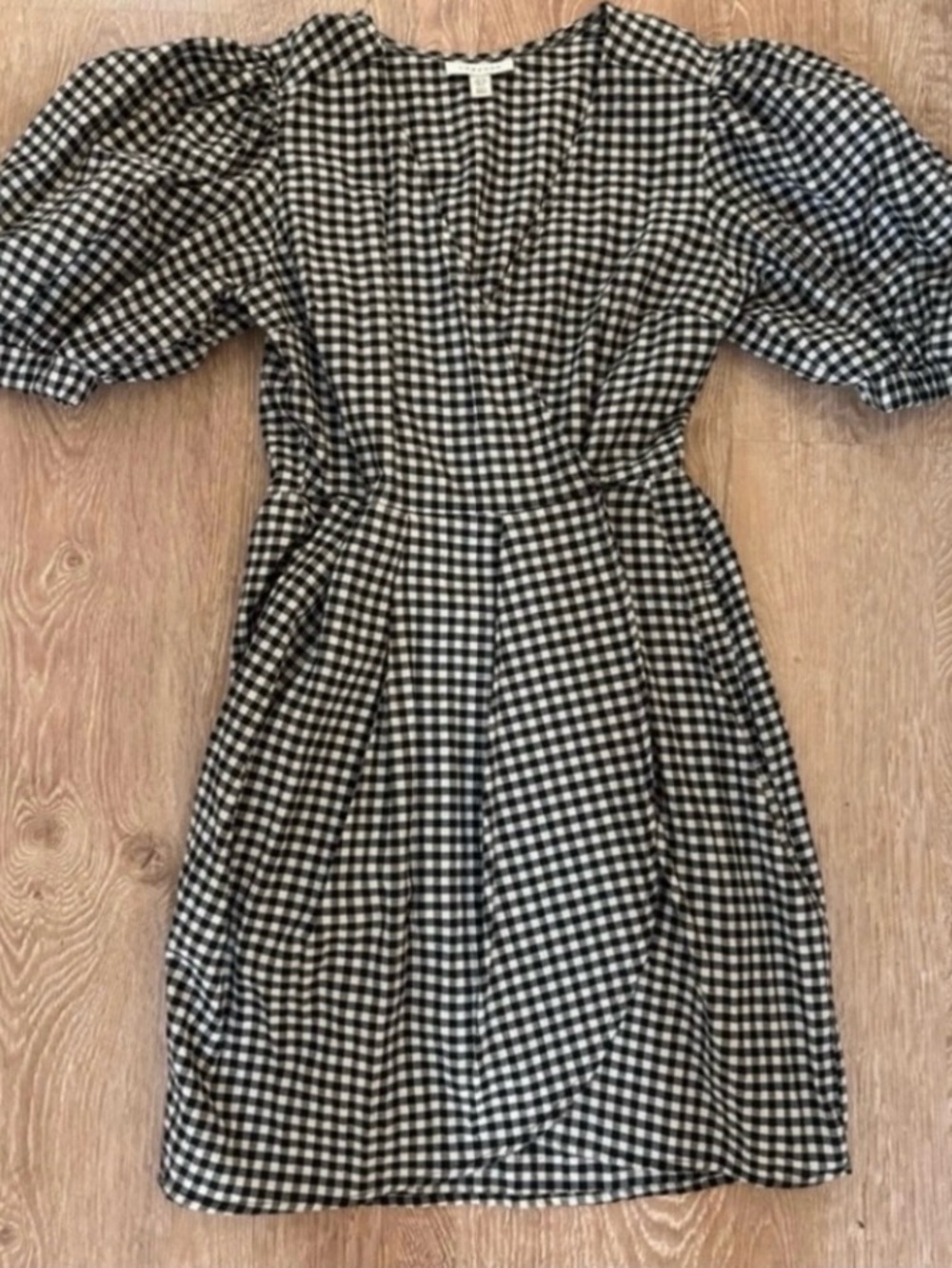Topshop Gingham Dress